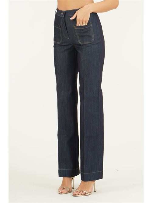 Pantalone in denim The First | BERNADENIM BLU